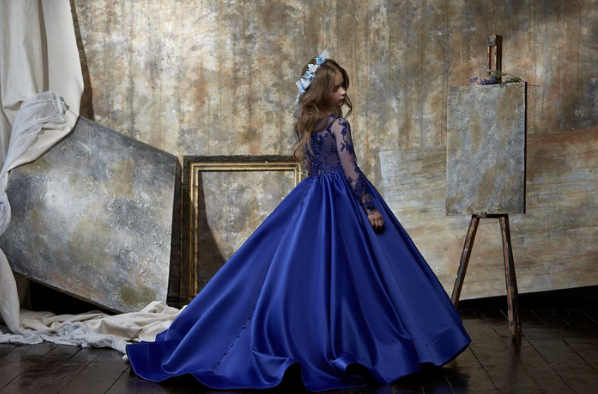 The Sapphire Empress Gown