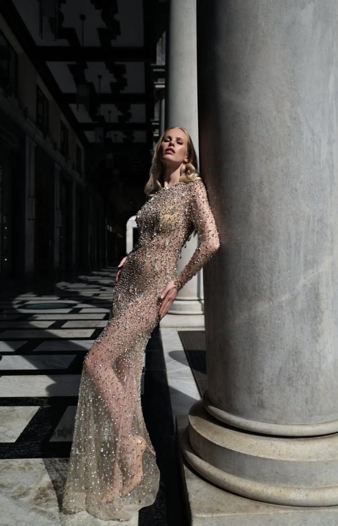 THE CELESTINE ILLUSION GOWN