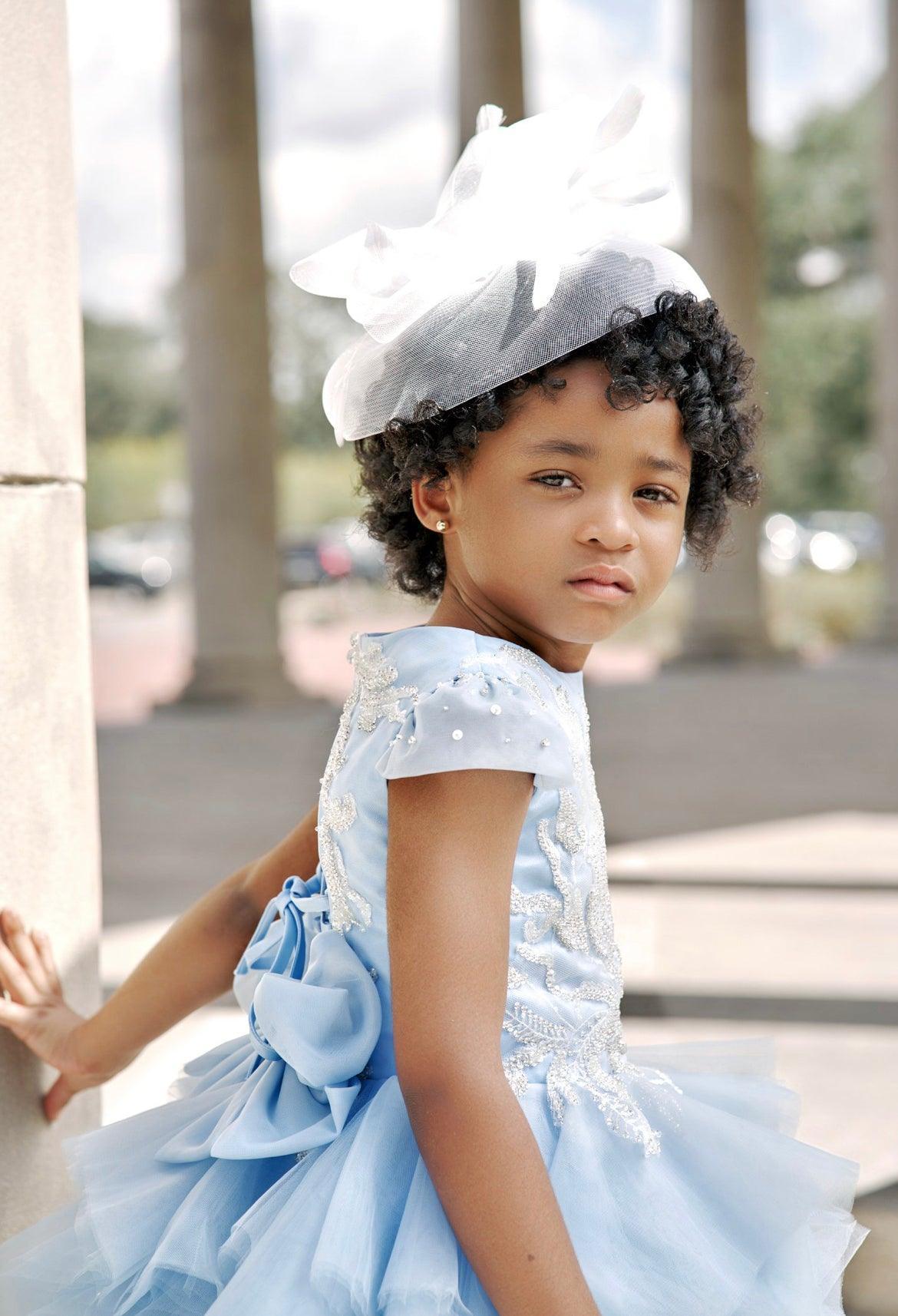 Dreamy Blue Ruffled Dress