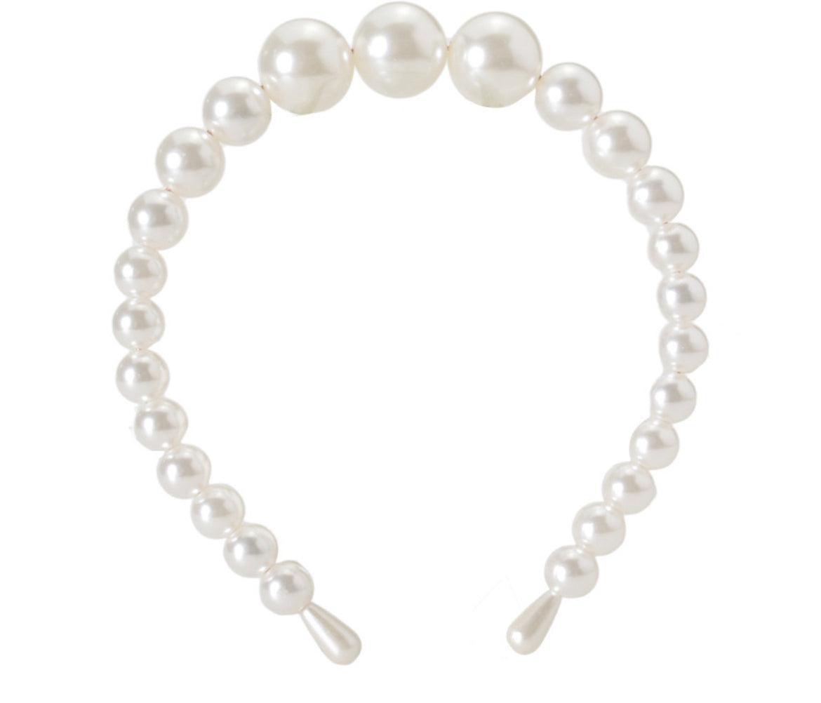 Medium Classic  Pearl Headband