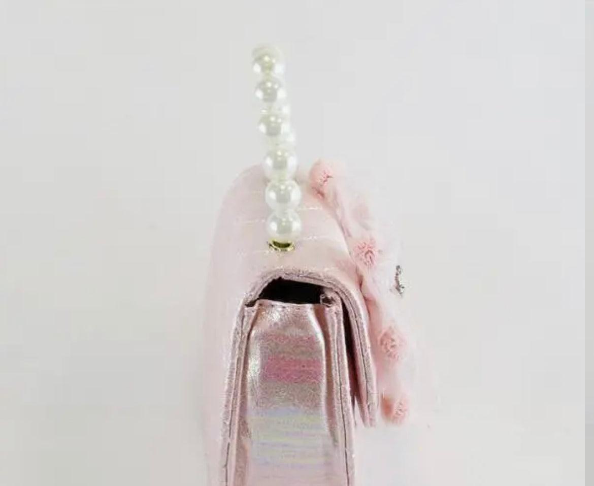 Pink Pom Pom Purse