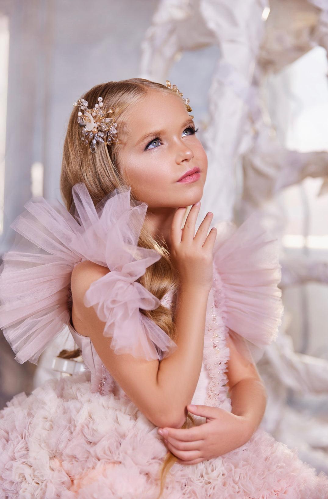 Rosy Ruffle Princess Dress