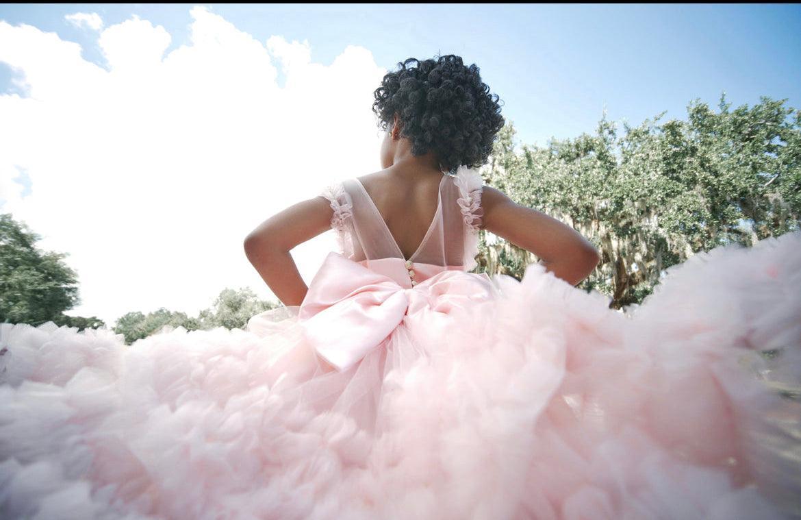 The Enchanted Bloom Ruffle Dress