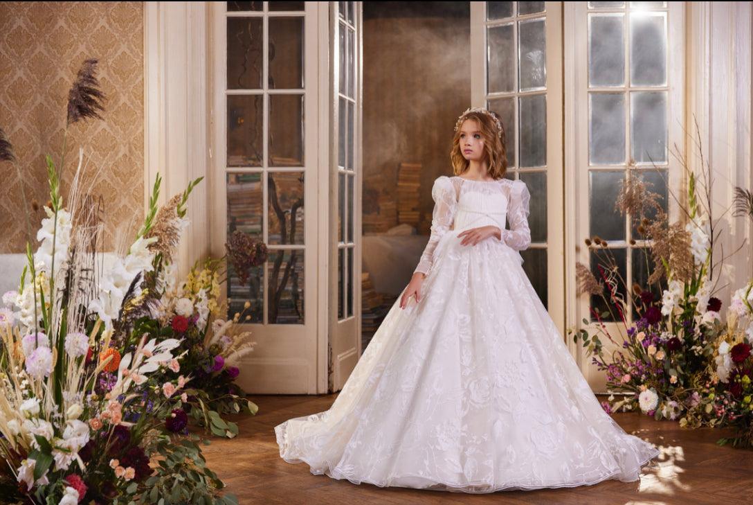 The Enchanted Rose Lace Gown