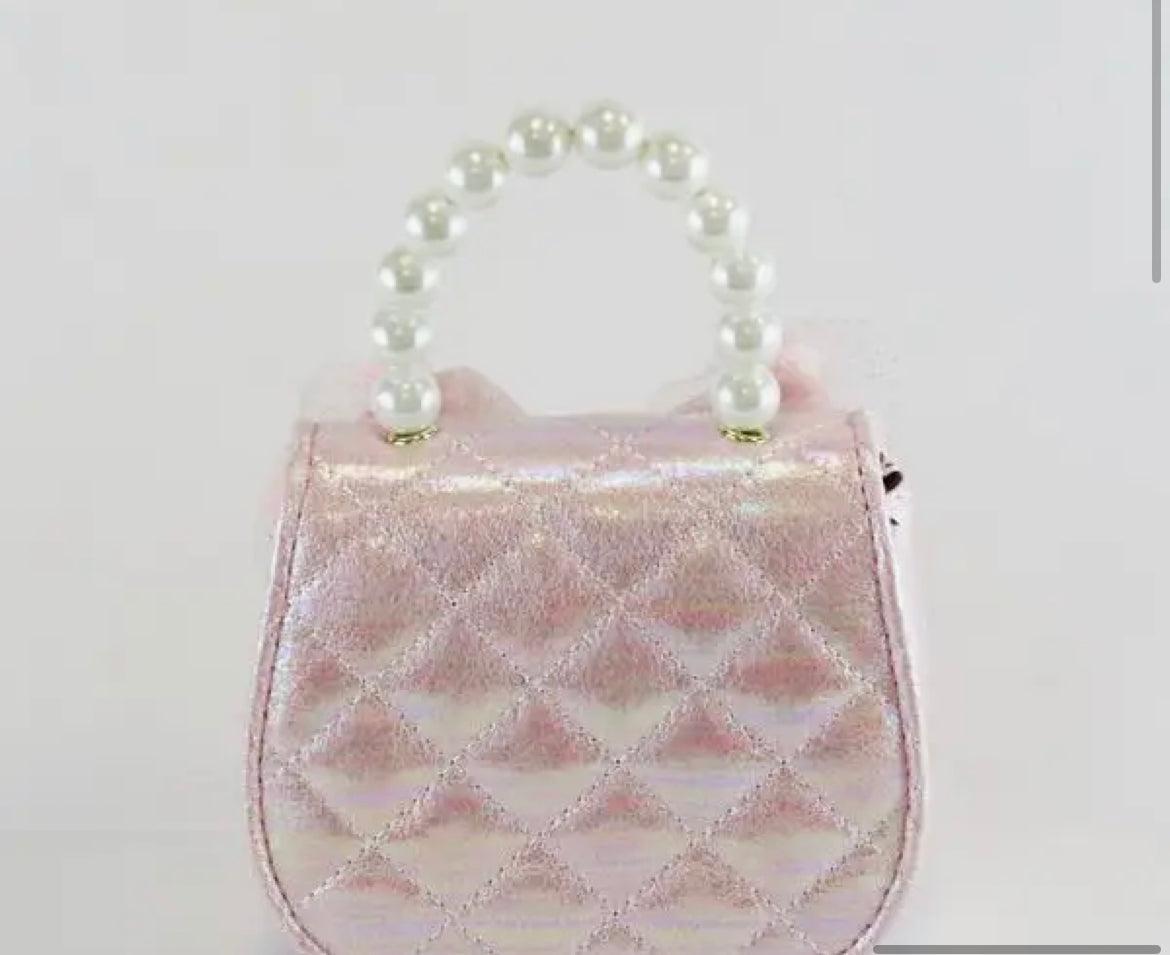 Pink Pom Pom Purse