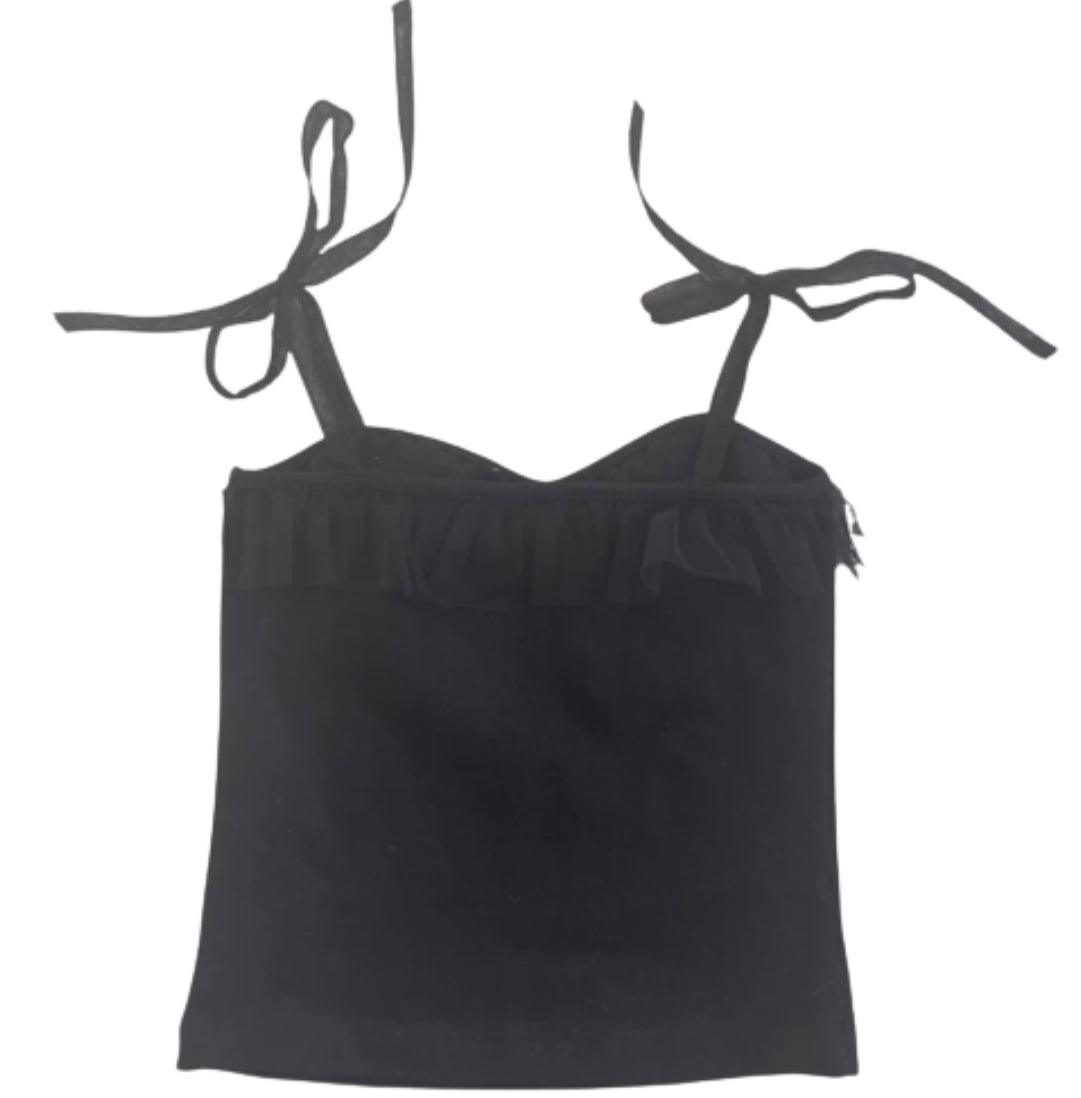 Petite Star Black Top