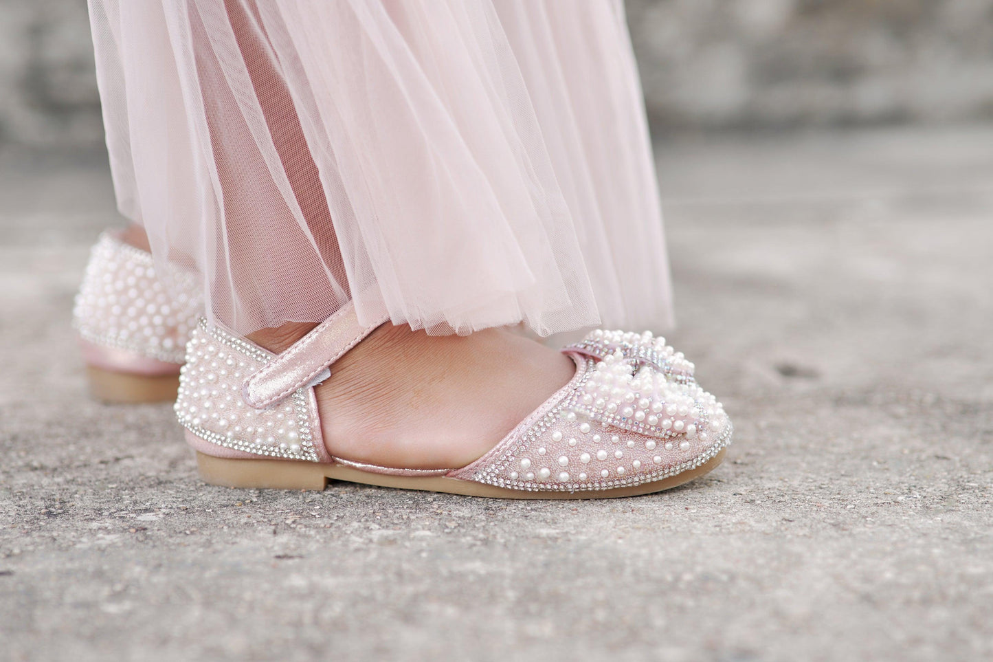 Pink Pearl BowTie Sandle