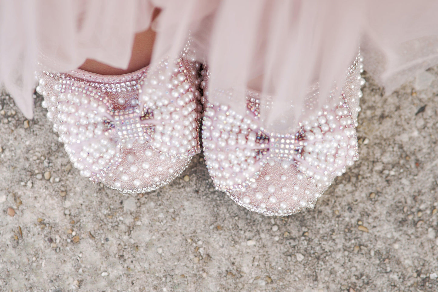 Pink Pearl BowTie Sandle